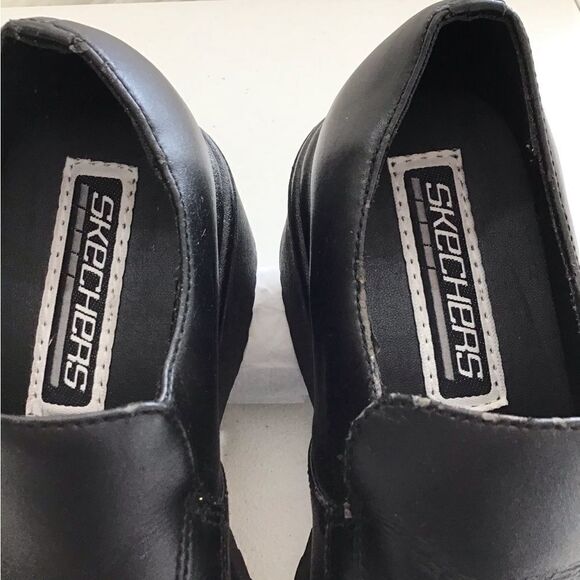 Skechers Y2K Platform Slip On Chunky Heel Loafers Size 6 - Picture 13 of 15